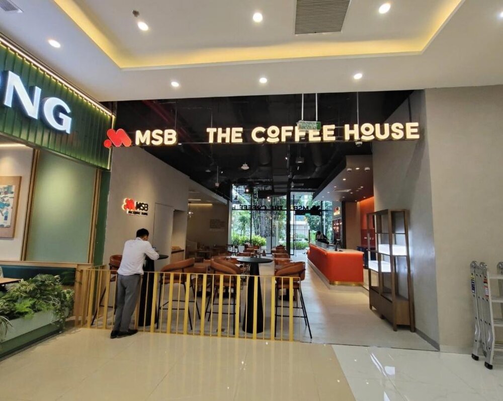 MSB The Coffee House - quầy thu ngân